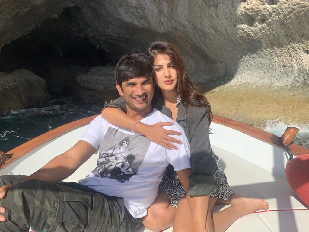 Rhea Chakraborty and Shushant Singh Rajpoot