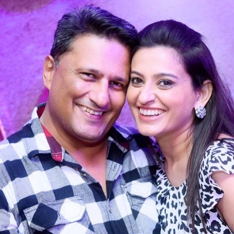 Smita Bansal with Her Husband