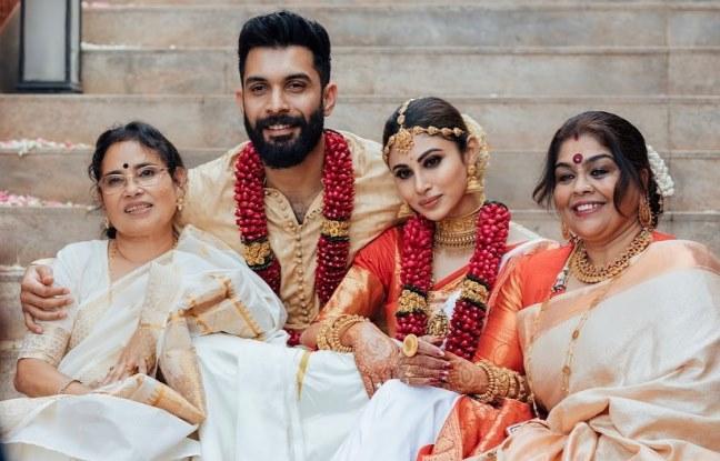 Mouni Roy With Her Husband