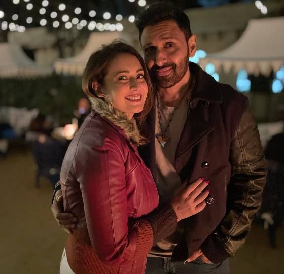 Preeti Jhangiani with Her Husband