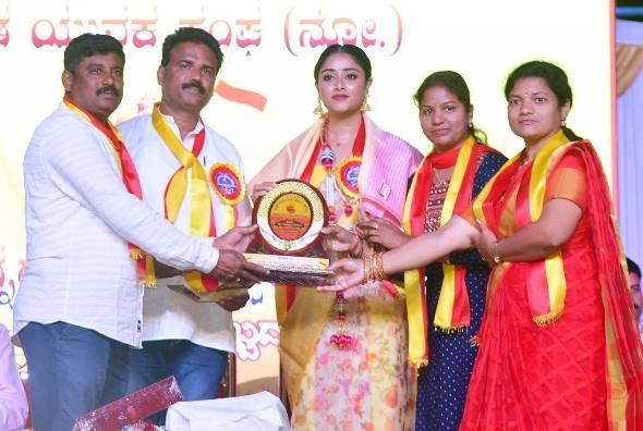 Sangeetha Sringeri at Kannada Rajyotsava Program