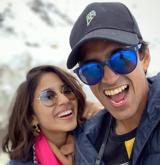 Shweta Tripathi with Her Husband