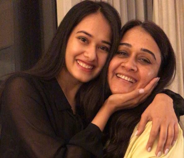 Virti Vaghani with Her Mother