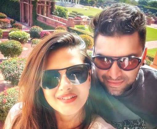 Kratika Sengar with Husband
