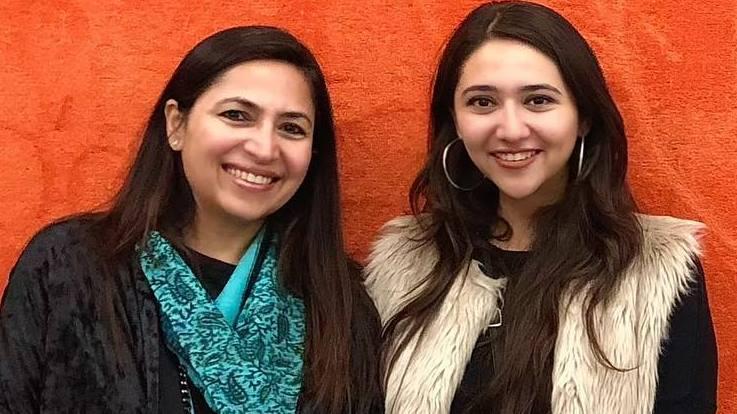 Sahiba Bali with Her Mother