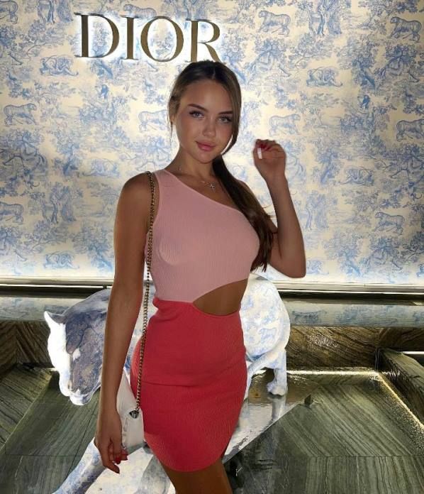 Olya-Derkach looks Gorgeous at Dior