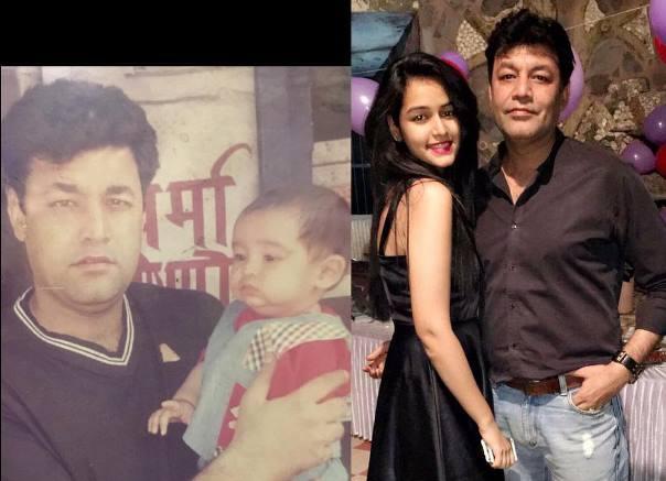 Sunakshi Grover with her Father