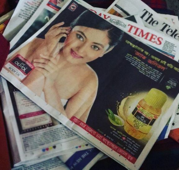 Megha Chowdhury in Jac OLIVOL Oil's Advirtisement