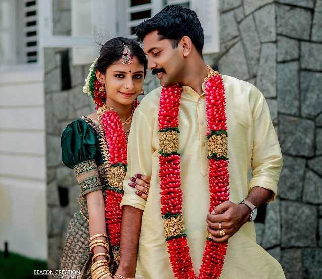 Akhila Bhargavan with Her Husband