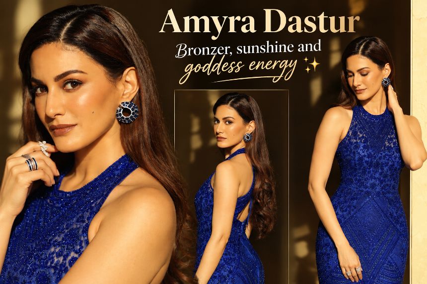 Amyra Dastur Photos: Blue Gown में दिखीं ग्लैमरस, Chumbak के बाद लेटेस्ट लुक ने खींचा ध्यान 1 Amyra Dastur Latest Look after Chumbak