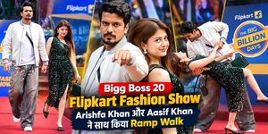 Arishfa Khan - Aasif Khan - Flipkart Fashion Show