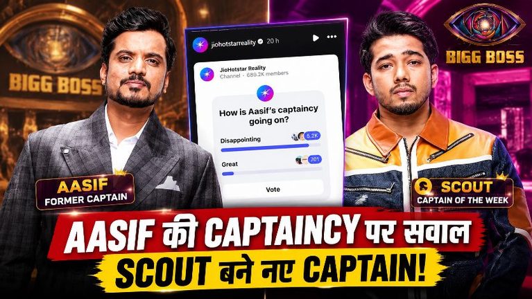Bigg Boss 20 Aasif Khan Captaincy Poll and Captain of the Week Scout