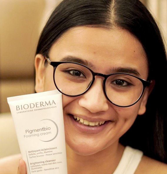 Celesti Bairagey in Bioderma Ad