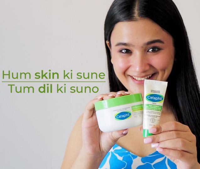 Celesti Bairagey in Cetaphil Ad