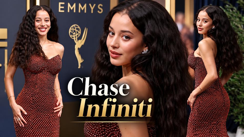 Chase Infiniti Emmys 2026 Look: ‘The Testaments’ Actress ने Louis Vuitton Gown में जीता दिल, देखें Photos 1 Chase Infiniti Emmys Look