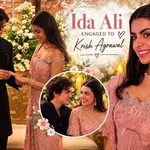 Ida Ali - Krish Agrawal Engagement