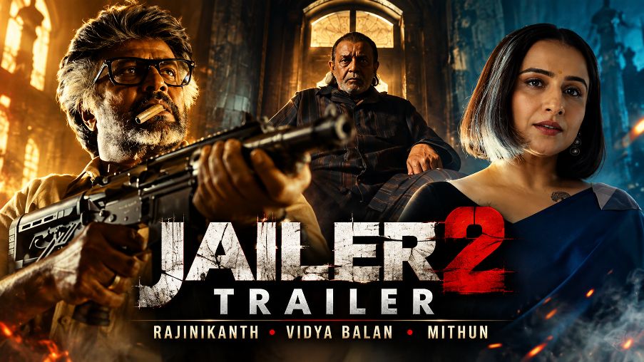 Jailer 2 Trailer: Rajinikanth के साथ Vidya Balan का खतरनाक अवतार, Mithun Chakraborty की झलक ने बढ़ाई Excitement 1 Jailer 2 Trailer