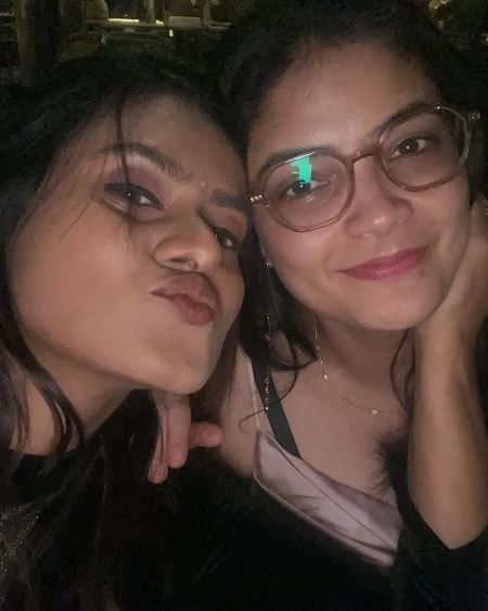 Kalpika Ganesh with her Sister