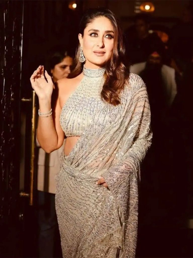 Kareena Kapoor in Grey Saree