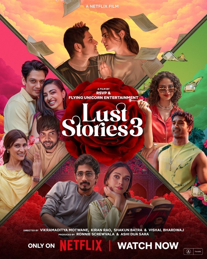 Sana Thampi और Gurfateh Pirzada की जोड़ी ने Lust Stories 3 में मचाई हलचल, जानिए नई Actress के बारे में 3 Lust Stories 3 - Netflix
