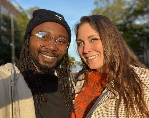Micha Liz with her Husband Lupe