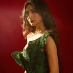 Mouni Roy in Green Outfit
