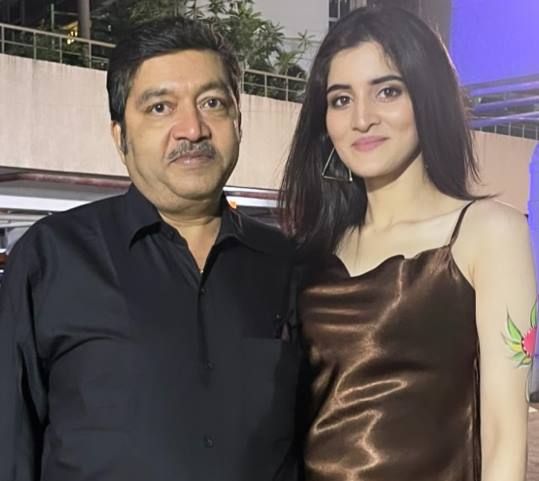 Navika Kotia with her Father
