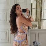 Nora Fatehi with the Camera Posing in Mirror