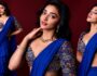 Preity Mukhundhan ने Traditional Look में ढाया कहर, Royal Blue Saree बनी Highlight