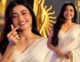 Rashmika Mandanna का IIFA 2027 Press Conference Look छाया, Ivory Saree में दिखीं बेहद खूबसूरत