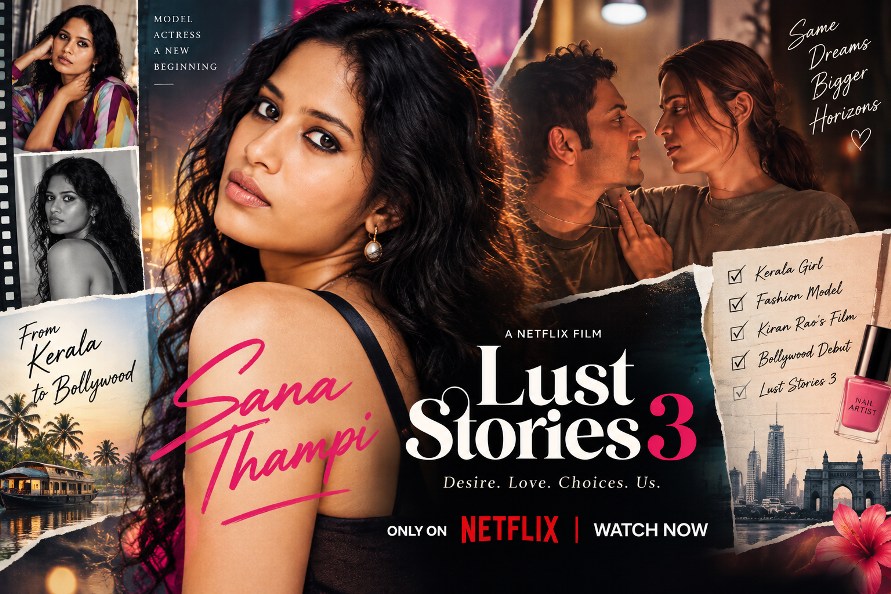 Sana Thampi और Gurfateh Pirzada की जोड़ी ने Lust Stories 3 में मचाई हलचल, जानिए नई Actress के बारे में 1 Sana Thampi - Lust Stories 3