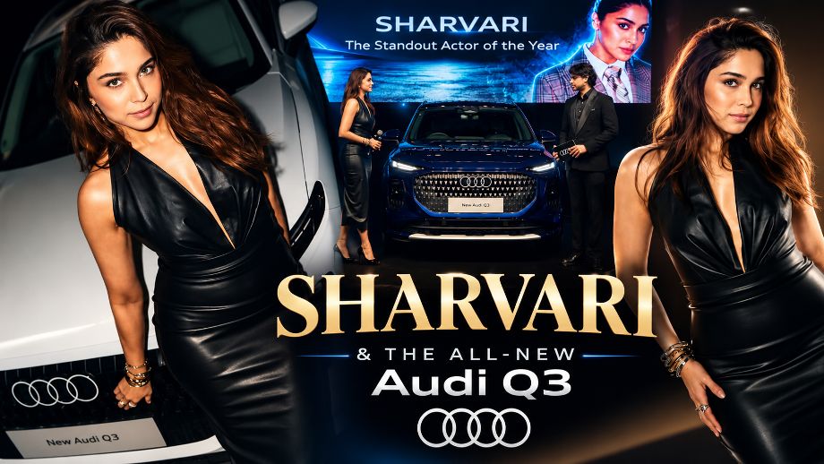Sharvari Wagh का Black Leather Look हुआ वायरल, Audi Q3 के Launch Event में बिखेरा Glamour 1 Sharvari Wagh in Audi Q3