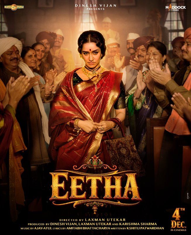 Eetha First Look: Randeep Hooda बने Merchant, Shraddha Kapoor की फिल्म का दमदार पोस्टर जारी 3 Shraddha Kapoor as Vithabai Narayangaonkar in Eetha