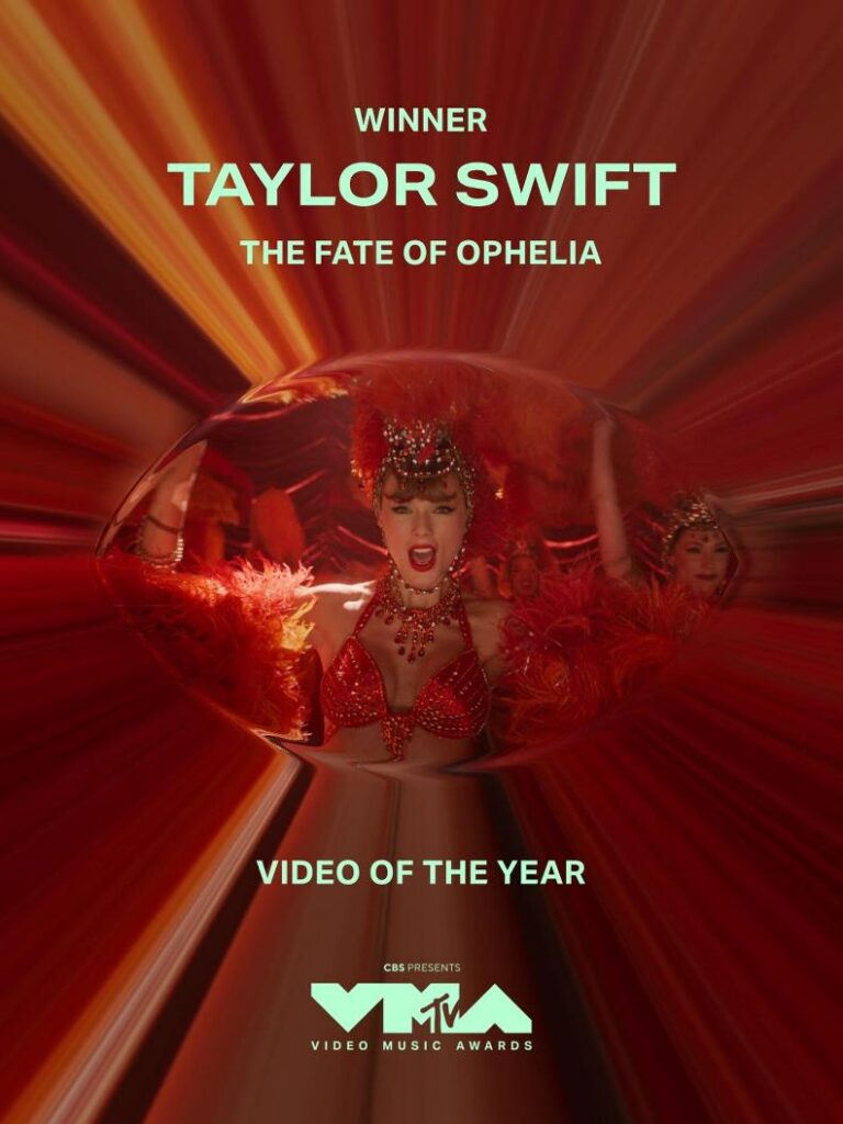Taylor Swift - Video of the Year Award for the The Fate of Ophelia