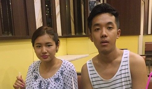 Tenzin Lhakyila with her Brother