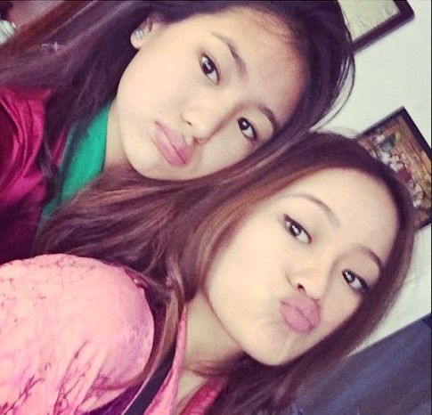 Tenzin Lhakyila with her Sister Sonam