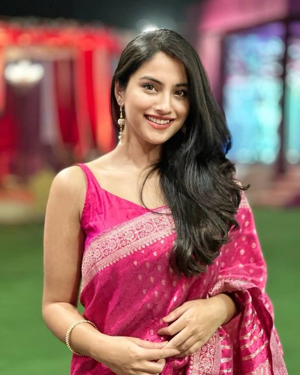 Twarita Nagar in Saree