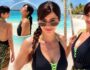 Vedhika Maldives Vacation: Beach पर Black Swimsuit में दिखीं Actress, Tropical Look ने जीता Fans का दिल