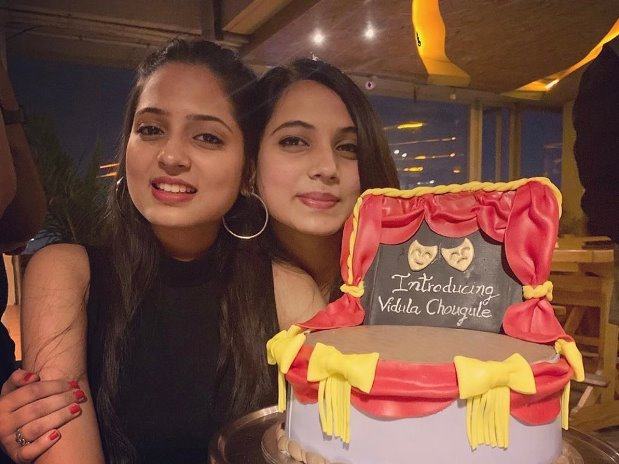 Vidula Chougule with her Sister