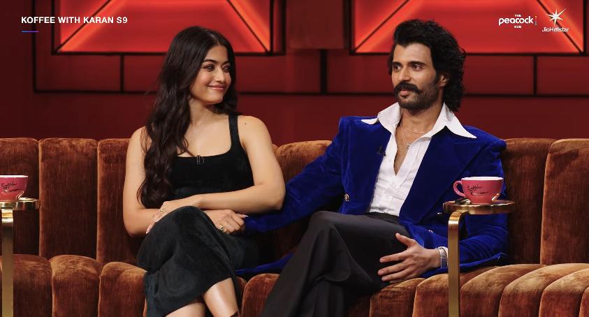 Koffee With Karan 9: Vijay Deverakonda और Rashmika Mandanna की जोड़ी मचाएगी धमाल 1 Vijay Deverakonda and Rashmika Mandanna in Koffee With Karan 9